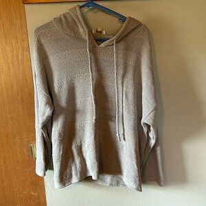 Hooded, light weight sweater